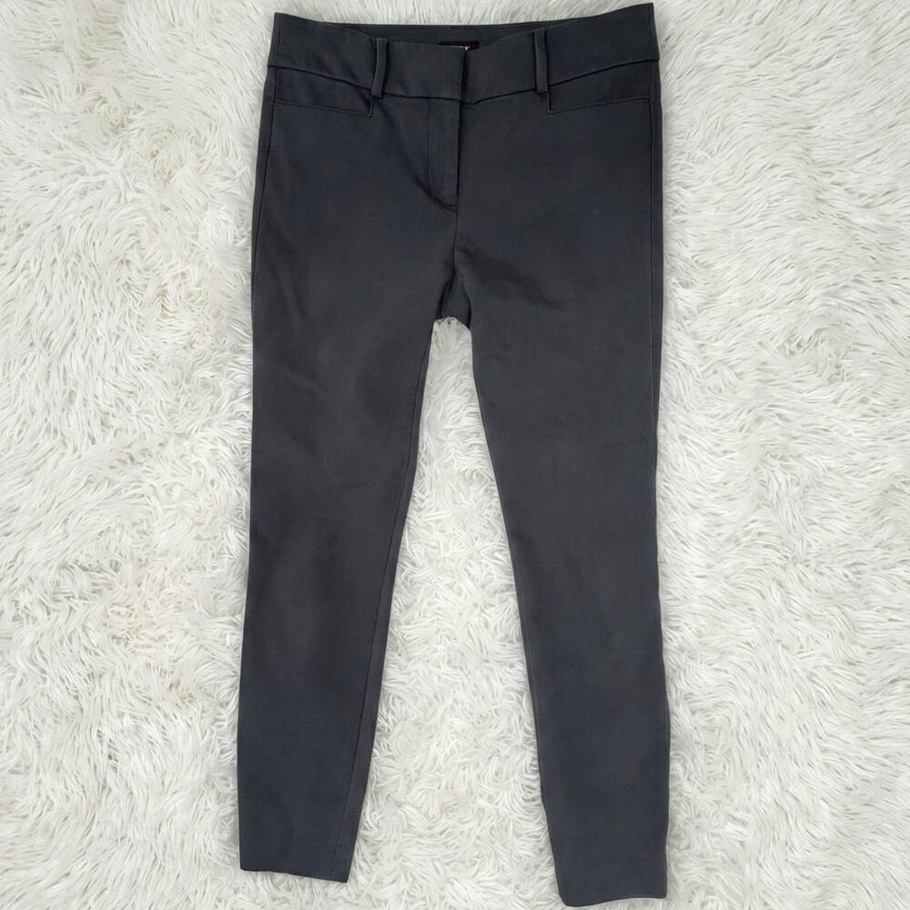 LOFT Skinny Size 2 Gray Pants Cotton Polyester Spandex
